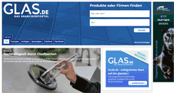 Desktop Screenshot of glas.de