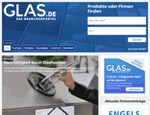 Tablet Screenshot of glas.de